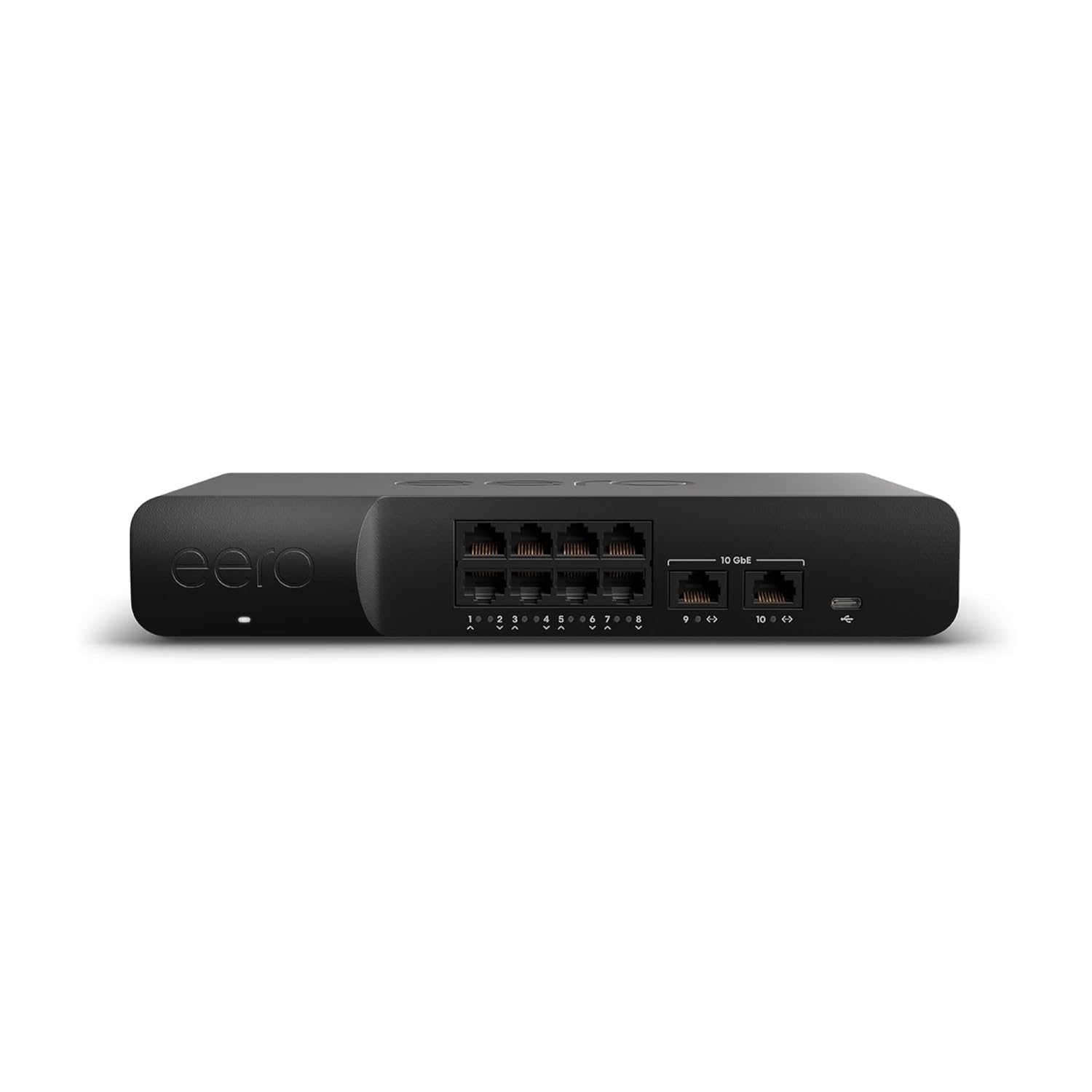 eero PoE Gateway - 10-port eero router and PoE switch (Two 10 GbE ports, eight 2.5 GbE PoE ports)
