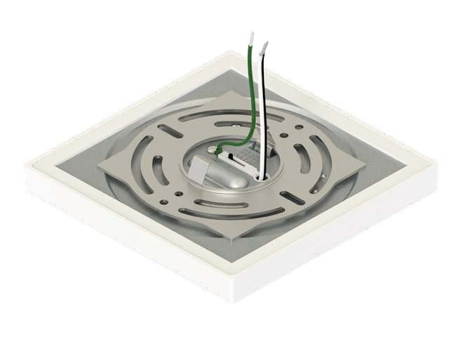 KT-SMLED18-9SQA-9CSF-FDIM (9" Square LED Surface Mount Downlight)